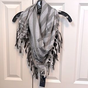 NWT Scarf with tassels